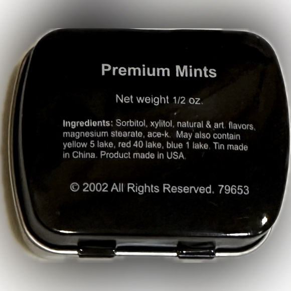 VTG 2002 TINY TIN PAPPADEAUX SEAFOOD KITCHEN PREMIUM MINTS COLLECTIBLE 2.25”x 2” - Picture 3 of 6